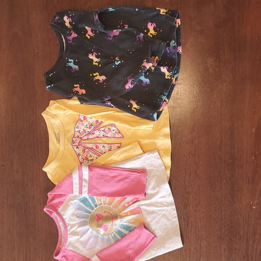 3 long sleeve girls tops